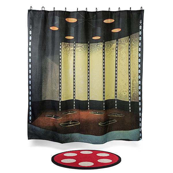 Star Trek Transporter Room mat and curtain